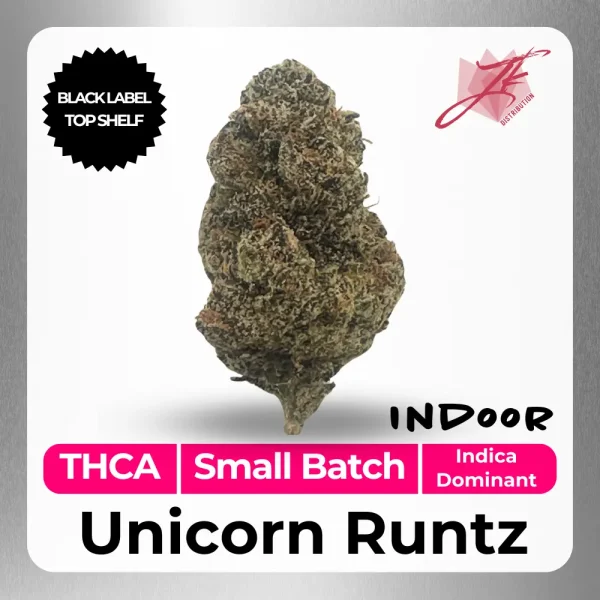 Unicorn Runtz Strain THCA - BL TOP SHELF