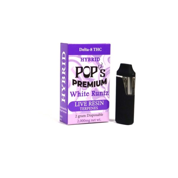 Live Resin Delta 8 Disposable Vape 2g - Pop's Premium