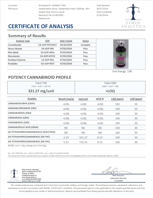 Magic Mushroom Delta 9 Syrup 4oz 1000mg - Image 4