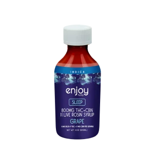 Live Rosin Delta 9 + CBN Syrup for Sleep - Grape (Indica) 800 mg