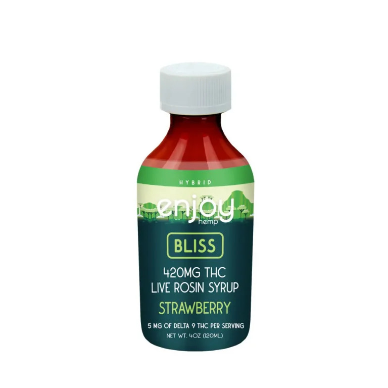 Live Rosin Delta 9 Syrup Bliss - Strawberry (Hybrid) 420mg