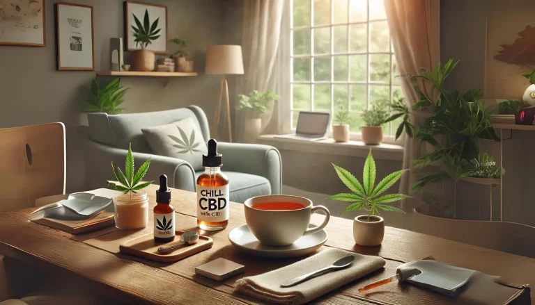 Chill with CBD Simple Ways to Combat Stress and Promote Mental Health blog cover