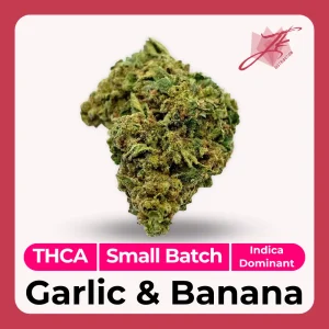 Garlic & Banana THCA Flower pic 1