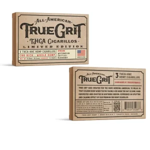 THCA Cigarillos True Grit - 3ct Watermelon Zkittlez + Blueberry