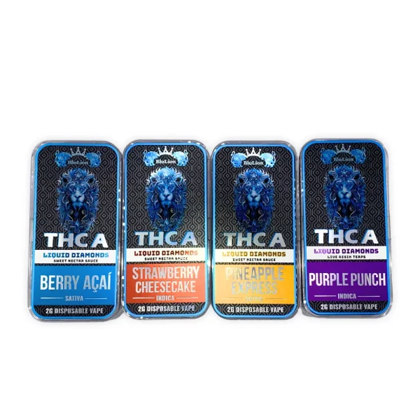 THCA Liquid Diamonds Disposable VapeBluLion 2g 11