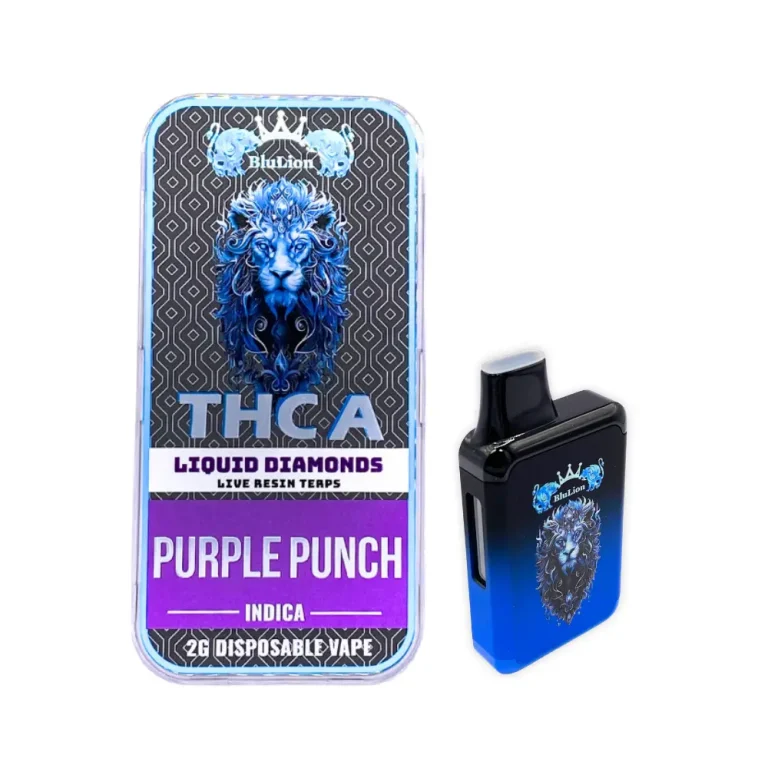 THCA Liquid Diamonds Disposable Vape BluLion 2g 22