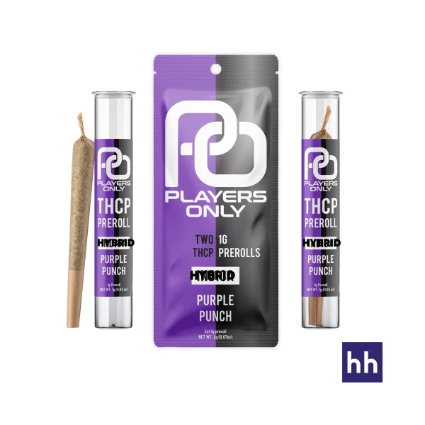 Players Only THCp Preroll Pouch 1g - 2CT Purple Punch