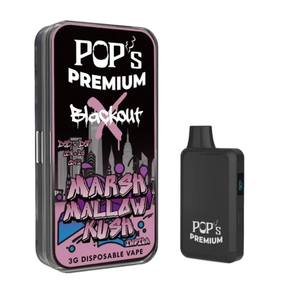 Disposable Vape 3g - Blackout X Marshmallow Kush