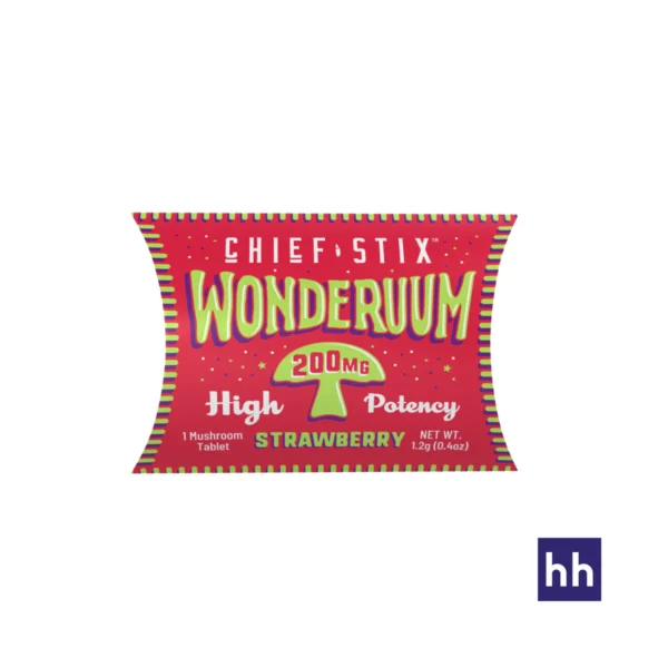 Wonderuum Mushroom Tablet Chief Stix Strawberry