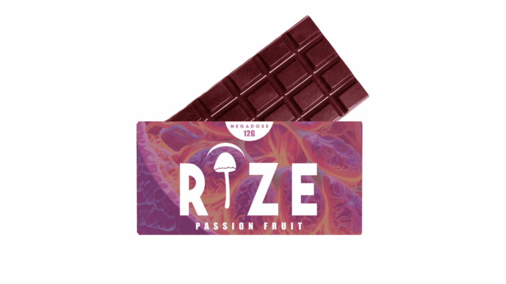 Rize Passion Fruit Magic Mushroom Chocolate by JK Distro