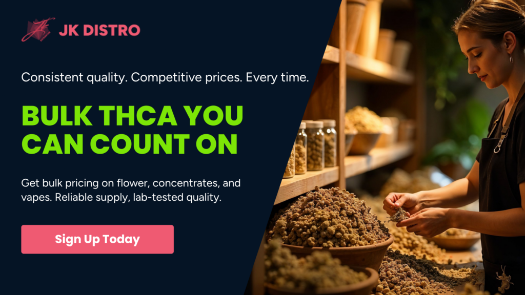 Bulk THCA you can count on, consistent quality, competitive pricing