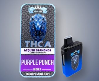 thca liquid diamonds vape purple punch box